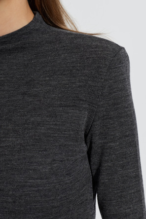 JIL SANDER Body de lã com mangas compridas