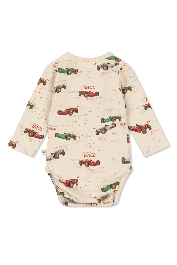 Konges Sløjd Bodysuit with car print