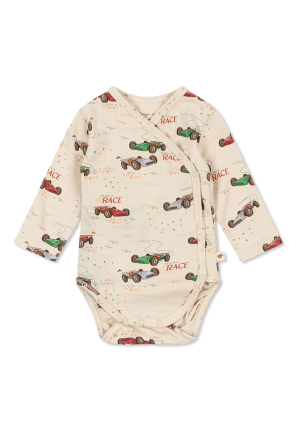 Bodysuit with car print