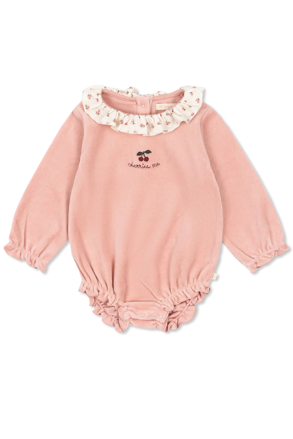 Konges Sløjd Bodysuit with embroidered pattern