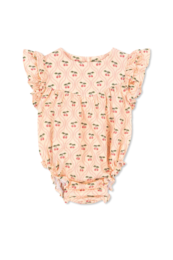 Bodysuit with cherry pattern od Konges Sløjd
