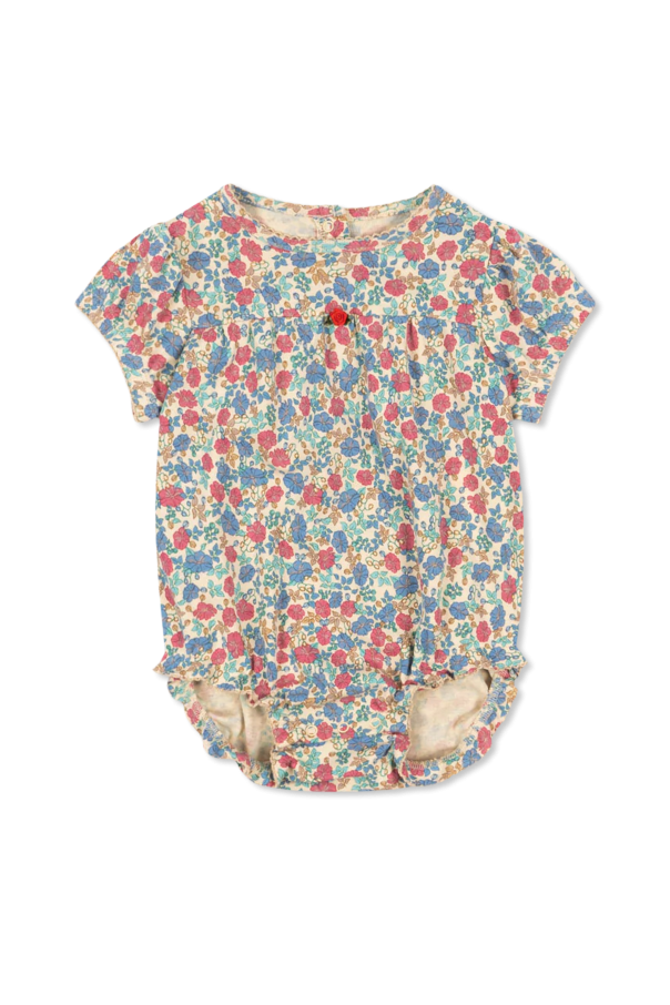 Konges Sløjd Bodysuit with floral motif