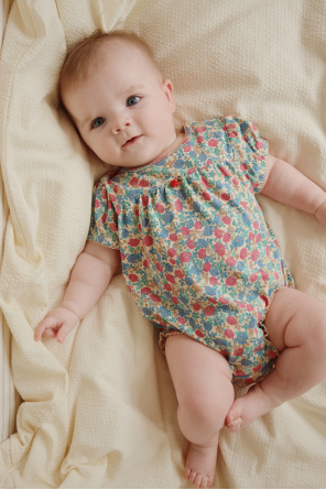 Konges Sløjd Bodysuit with floral motif