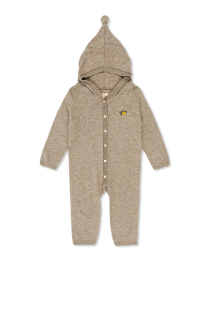 Wool baby romper