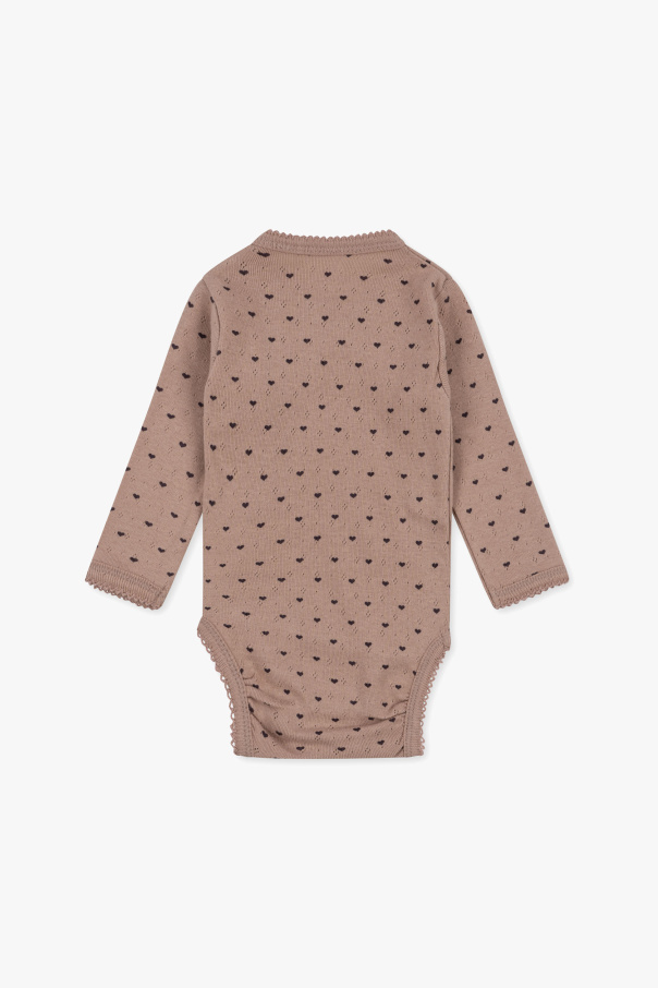 Konges Sløjd Bodysuit with heart motif