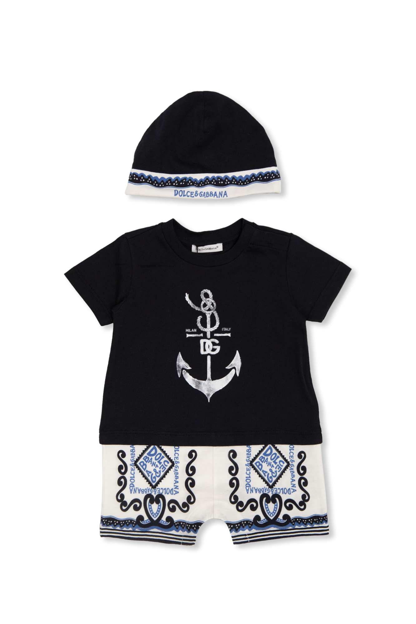 AO New Bond Chino Sport Cap Kids Romper & hat set