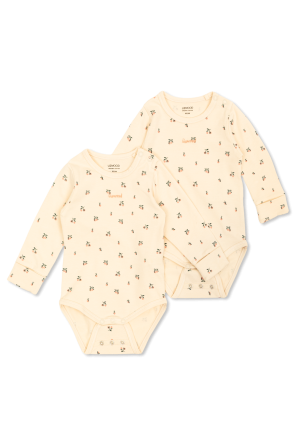 2er-Pack Bodys mit Muster