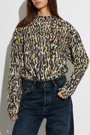 Willy Chavarria Body estampado de manga larga