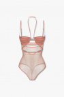 Nensi Dojaka Transparent slip bodysuit