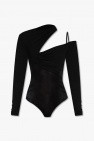 Nensi Dojaka BLACK Asymmetrical bodysuit