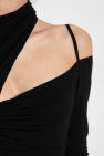 Nensi Dojaka BLACK Asymmetrical bodysuit