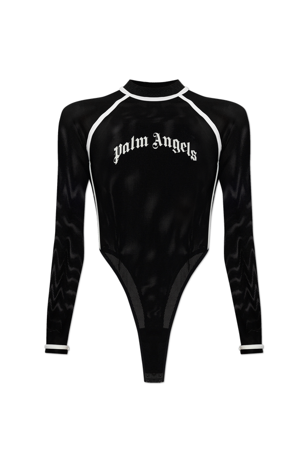 Bodysuit with printed logo od Palm Angels