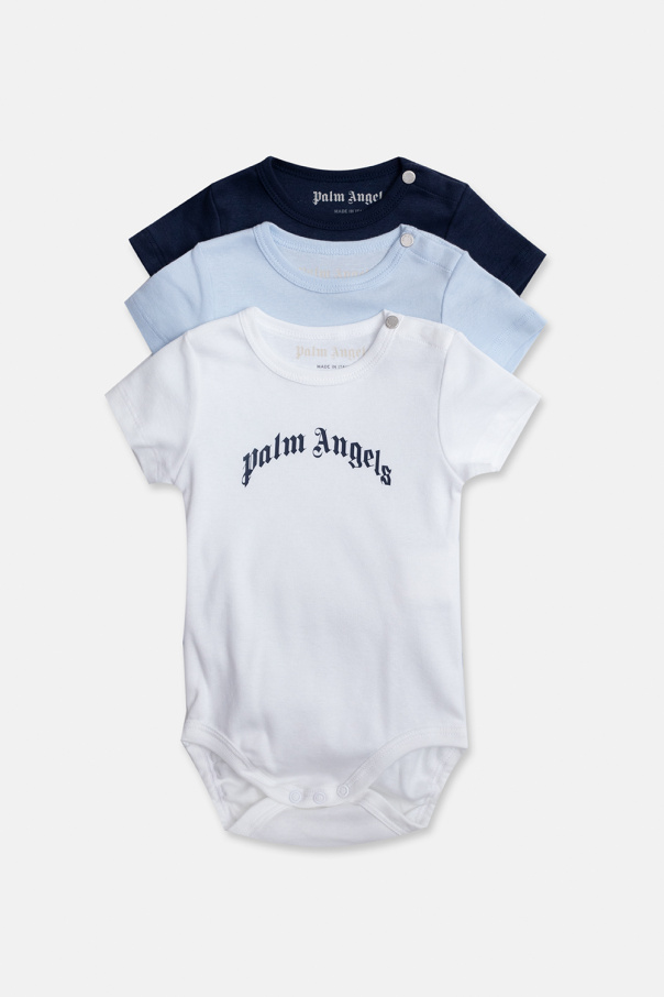 Palm Angels Kids Body with logo 3-pack