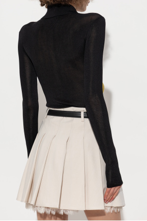 Self-Portrait Bodysuit with buttons