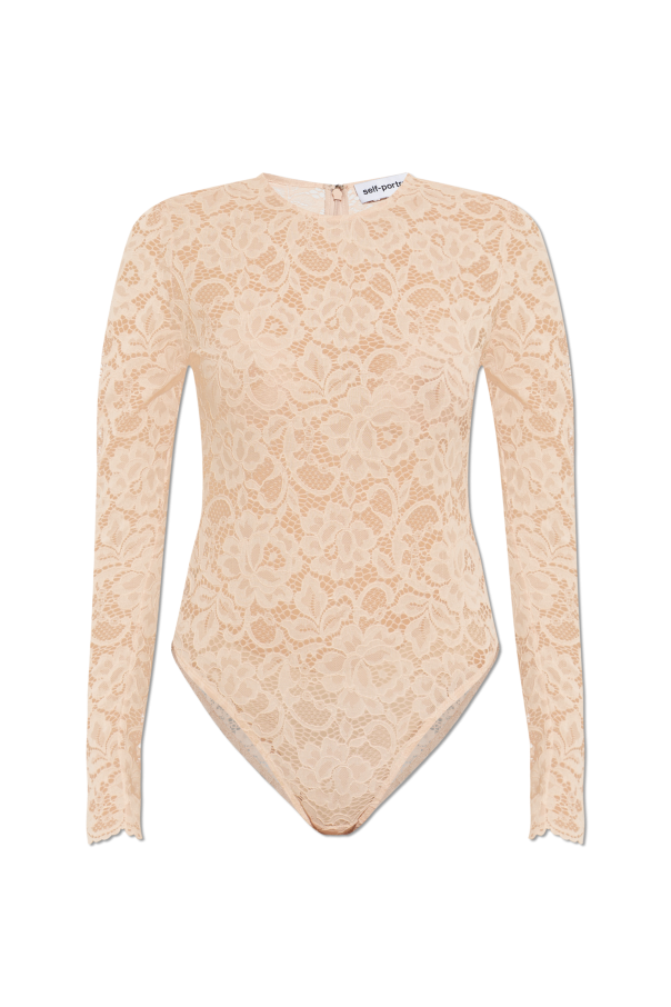 Lace bodysuit od Self-Portrait
