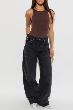 Bodysuit with printed logo od Palm Angels