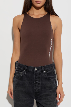 Palm Angels Bodysuit with printed logo