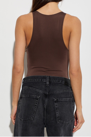 Palm Angels Bodysuit with printed logo