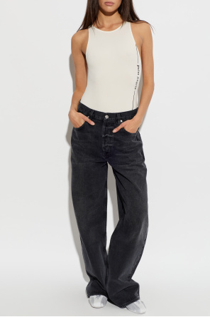 Bodysuit with printed logo od Palm Angels