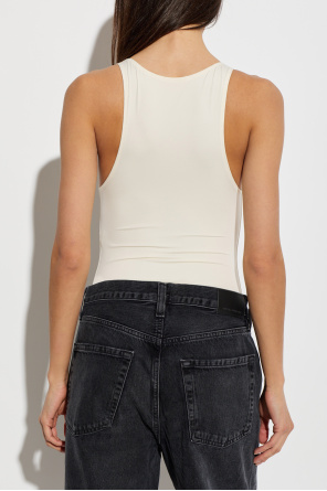 Palm Angels Bodysuit with printed logo