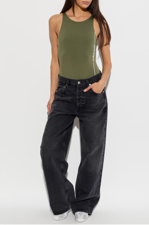 Bodysuit with printed logo od Palm Angels