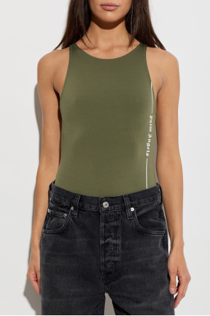Palm Angels Bodysuit with printed logo