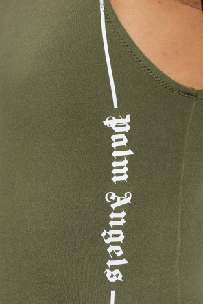 Palm Angels Bodysuit with printed logo