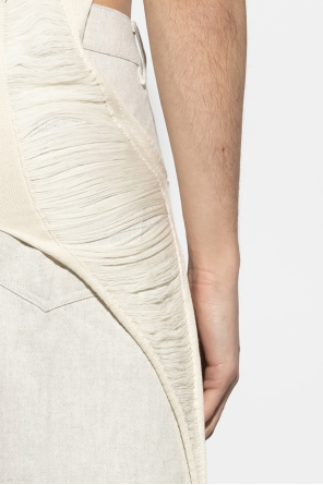 Rick Owens Top de lana con tirantes