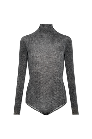 Herringbone Pattern Bodysuit
