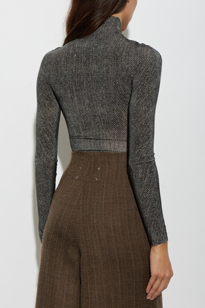 Maison Margiela Herringbone Pattern Bodysuit