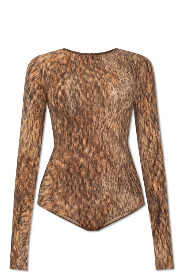 Bodysuit with animal motif od MM6 Maison Margiela