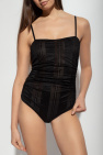 Ganni Perforated bodysuit