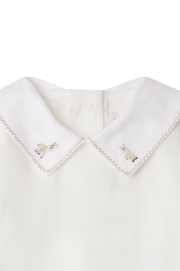 Bonpoint  Bodysuit with collar