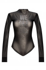 MISBHV BLACK ‘We Are One Crystal’ bodysuit