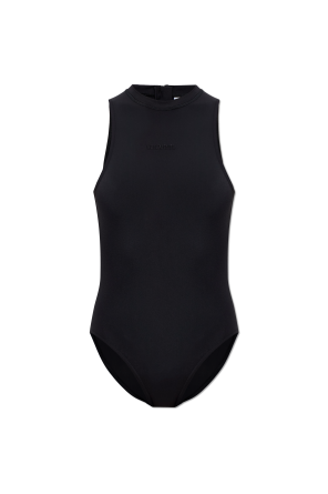 Bodysuit with embroidered logo