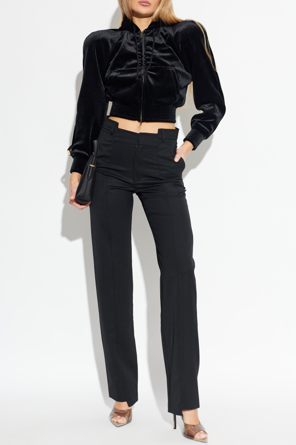 VETEMENTS Samt-Body mit Kapuze