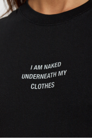 VETEMENTS Cotton bodysuit with print