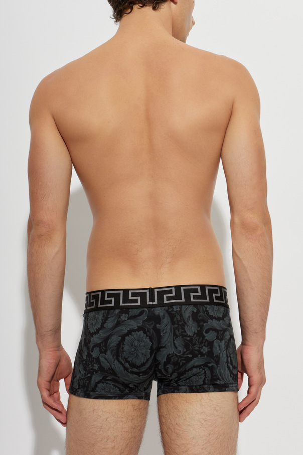 Versace Bawełniane bokserki z logo
