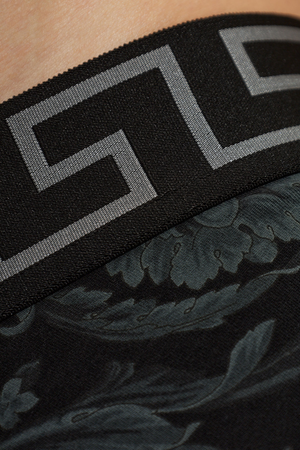 Versace Bawełniane bokserki z logo