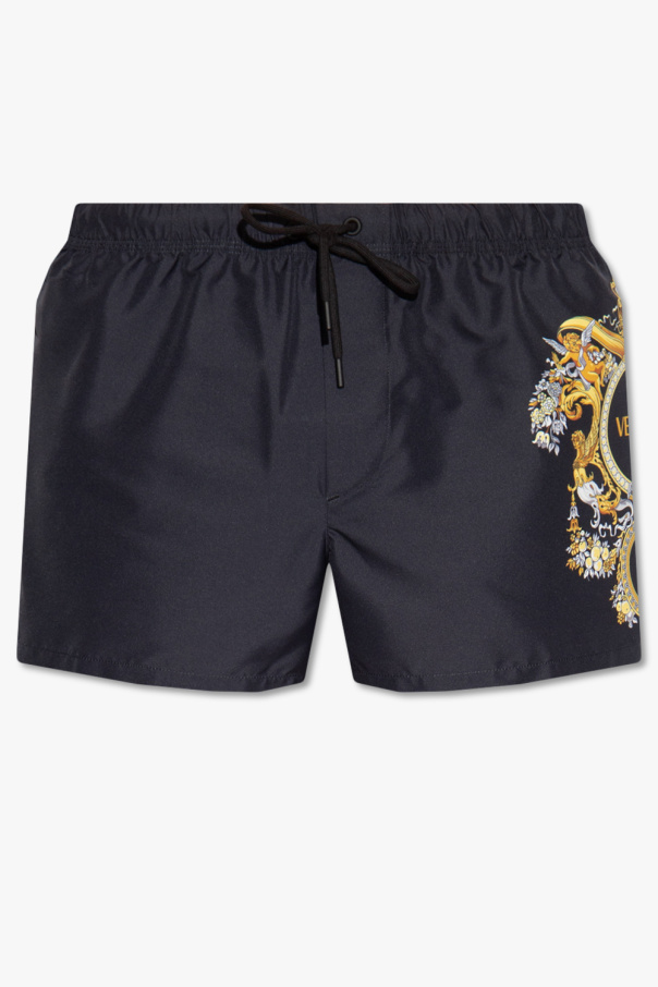 Versace Swim hooded shorts