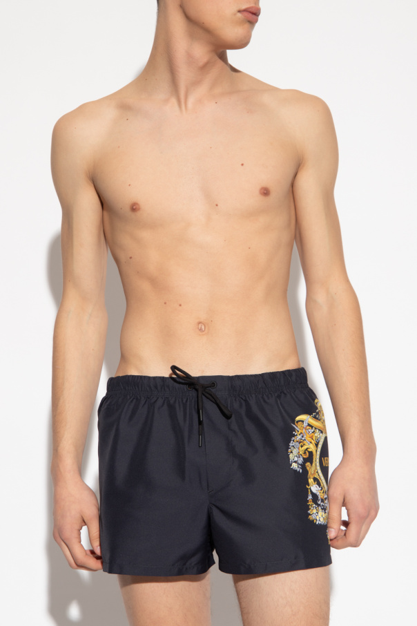 Versace Swim hooded shorts