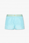 msgm check pattern high waisted shorts item