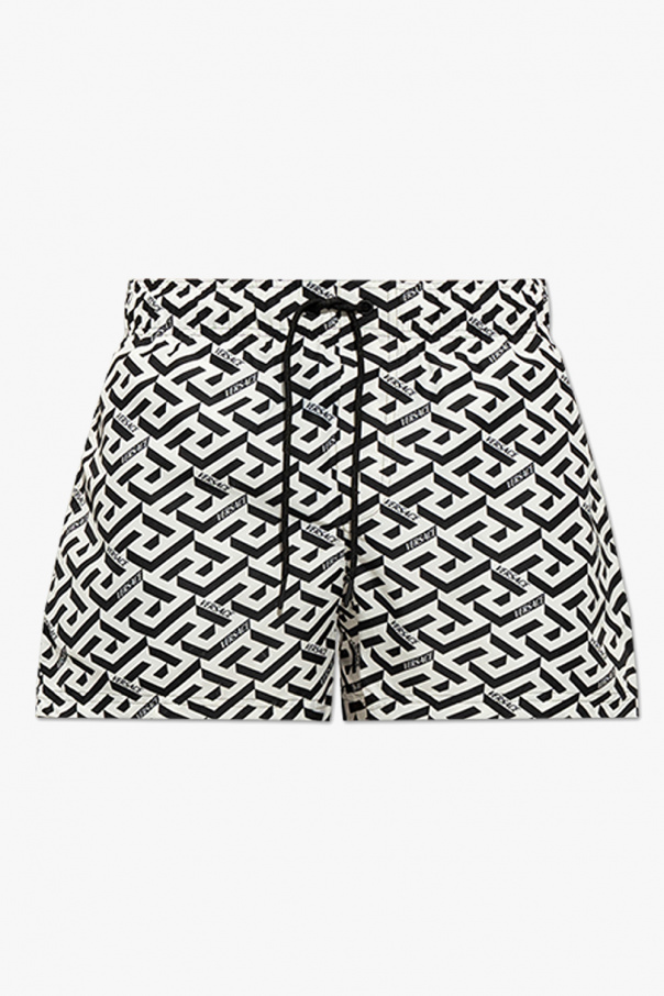 Versace Patterned swim Cami shorts