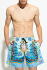 Versace Patterned swim shorts