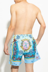 Versace Patterned swim shorts