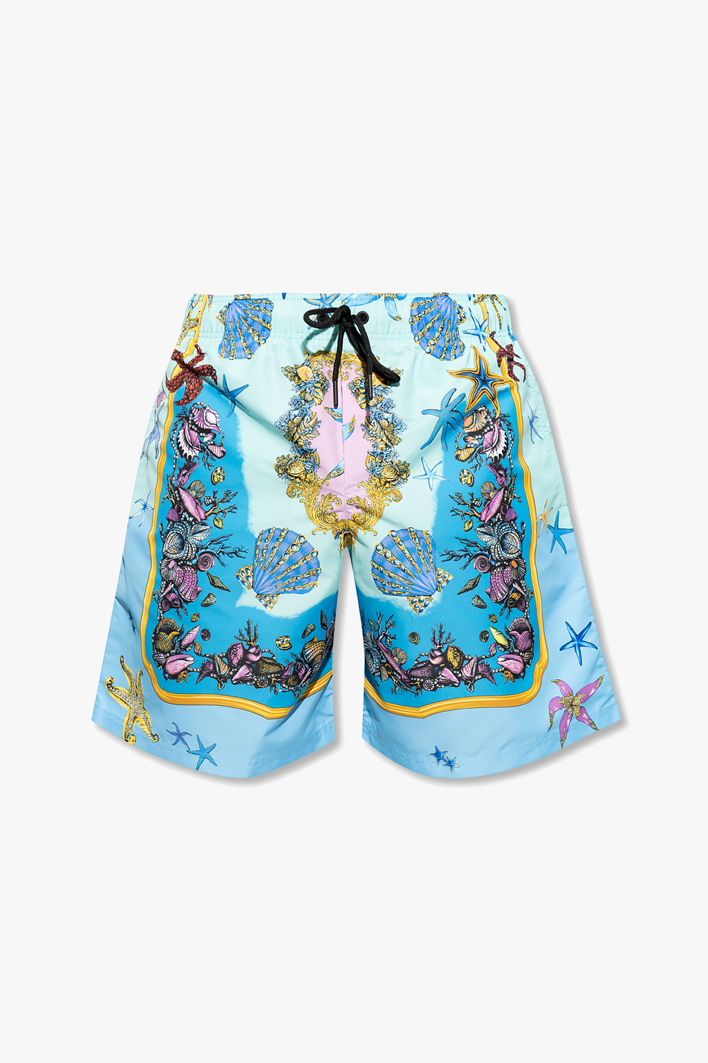 Versace Patterned swim shorts