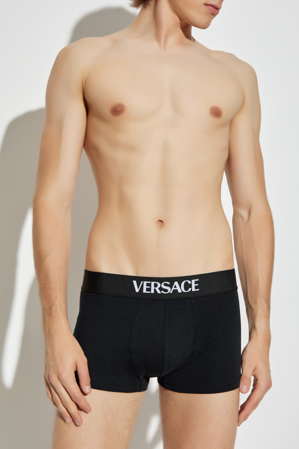 Versace Cotton boxers with logo