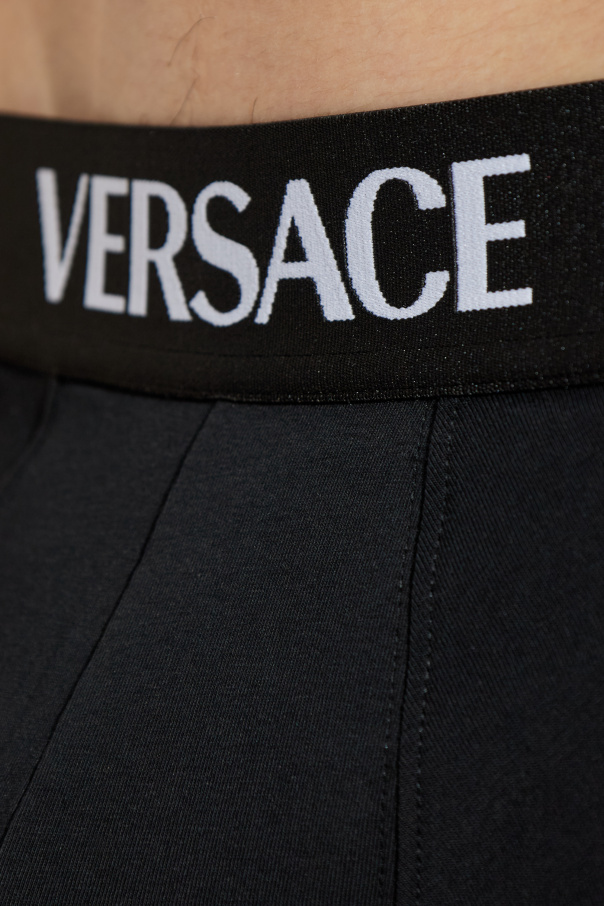 Versace Cotton boxers with logo