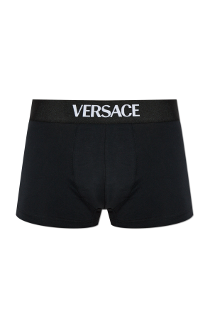 Cotton boxers with logo