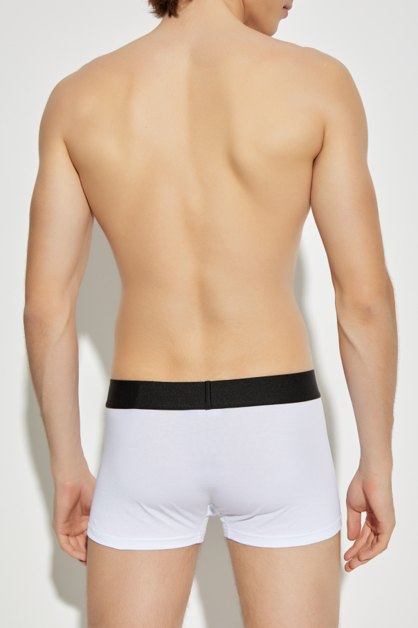 Versace Bawełniane bokserki z logo